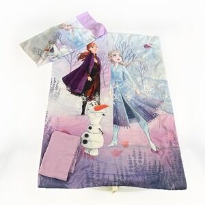 Disney Frozen II comforter, flat sheet, and pillow‎ case super soft Toddler Bed